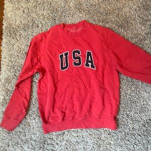 Brandy Red USA crewneck
